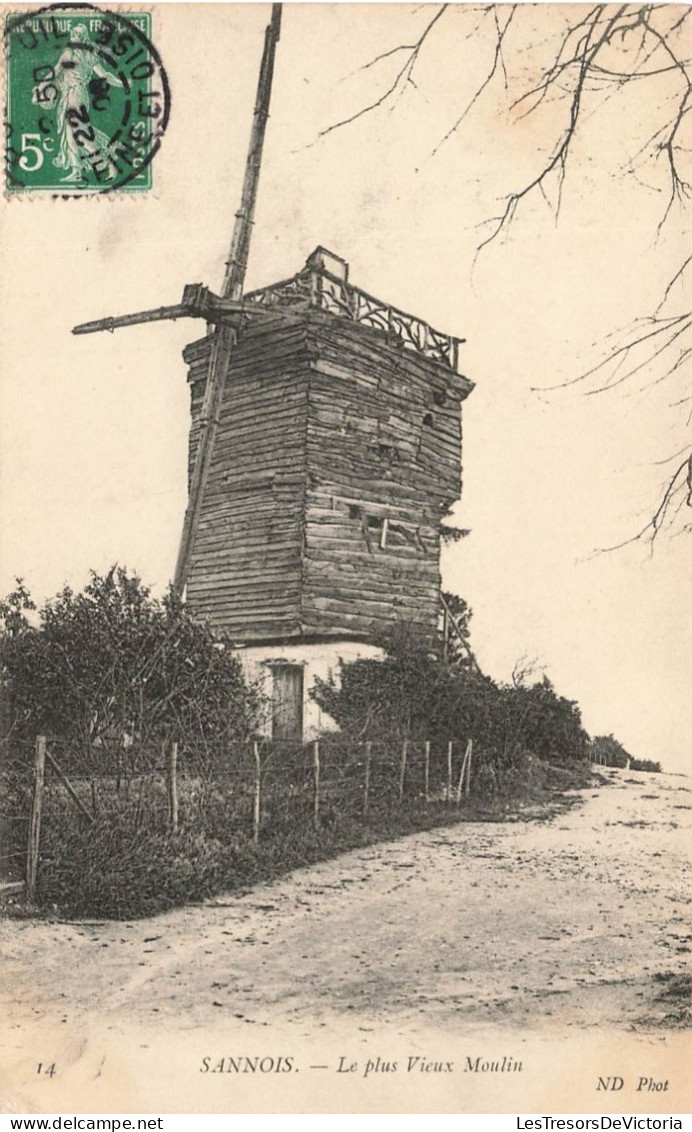 FRANCE - Sannois - Vue Sur Le Plus Vieux Moulin - Carte Postale Ancienne - Sannois