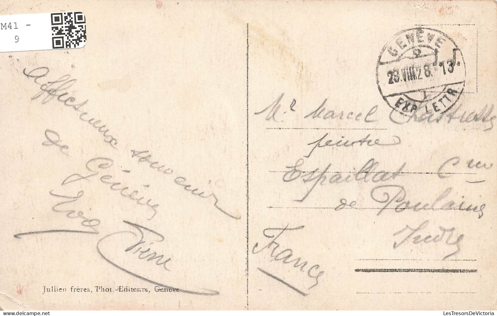 SUISSE - Vue Sur Genève Et Le Mont Blanc - J.J. -  Carte Postale Ancienne - Genève
