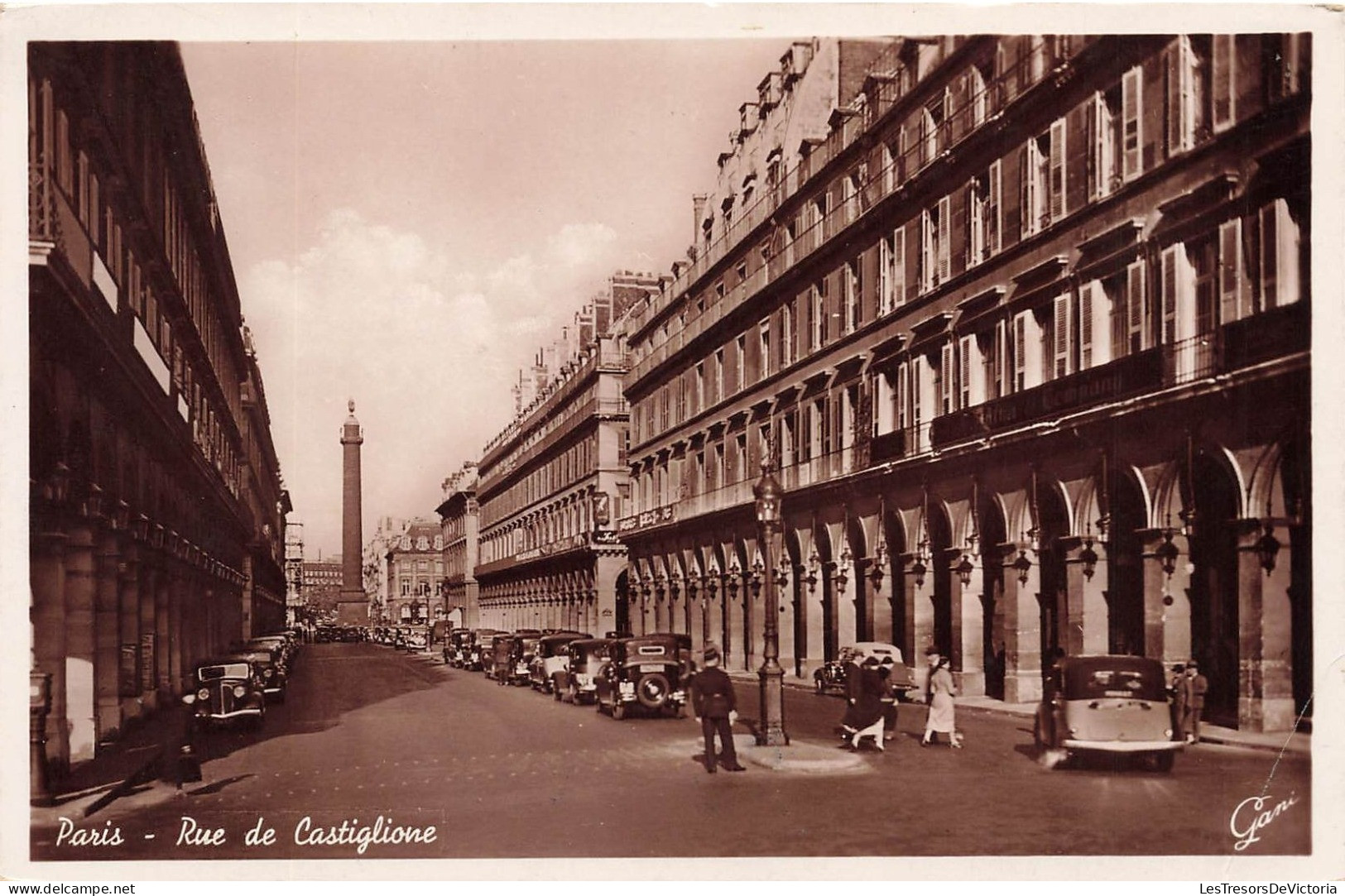 FRANCE - Paris - Vue Panoramique De La Rue De Castiglione - Carte Postale Ancienne - Other Monuments