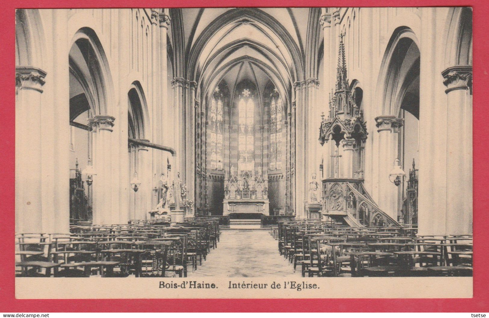 Bois-d'Haine - Intérieur De L'Eglise ( Voir Verso ) - Manage