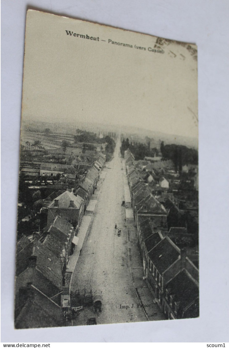 Wormhout Panorama Vers Cassel 1927 - Wormhout