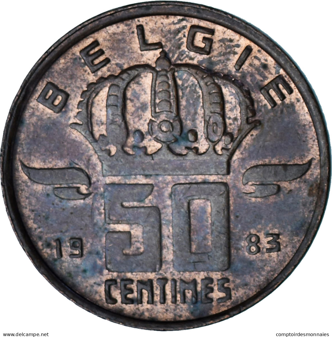 Belgique, 50 Centimes, 1983 - 50 Cents