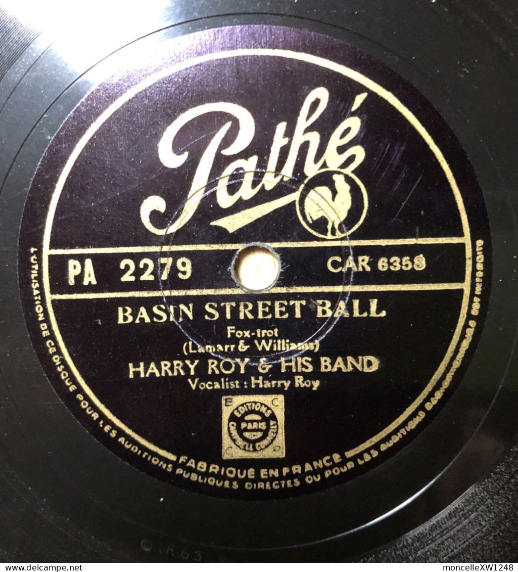 Harry Roy And His Band - 78 T Basin Street Ball (1942) - 78 Rpm - Gramophone Records