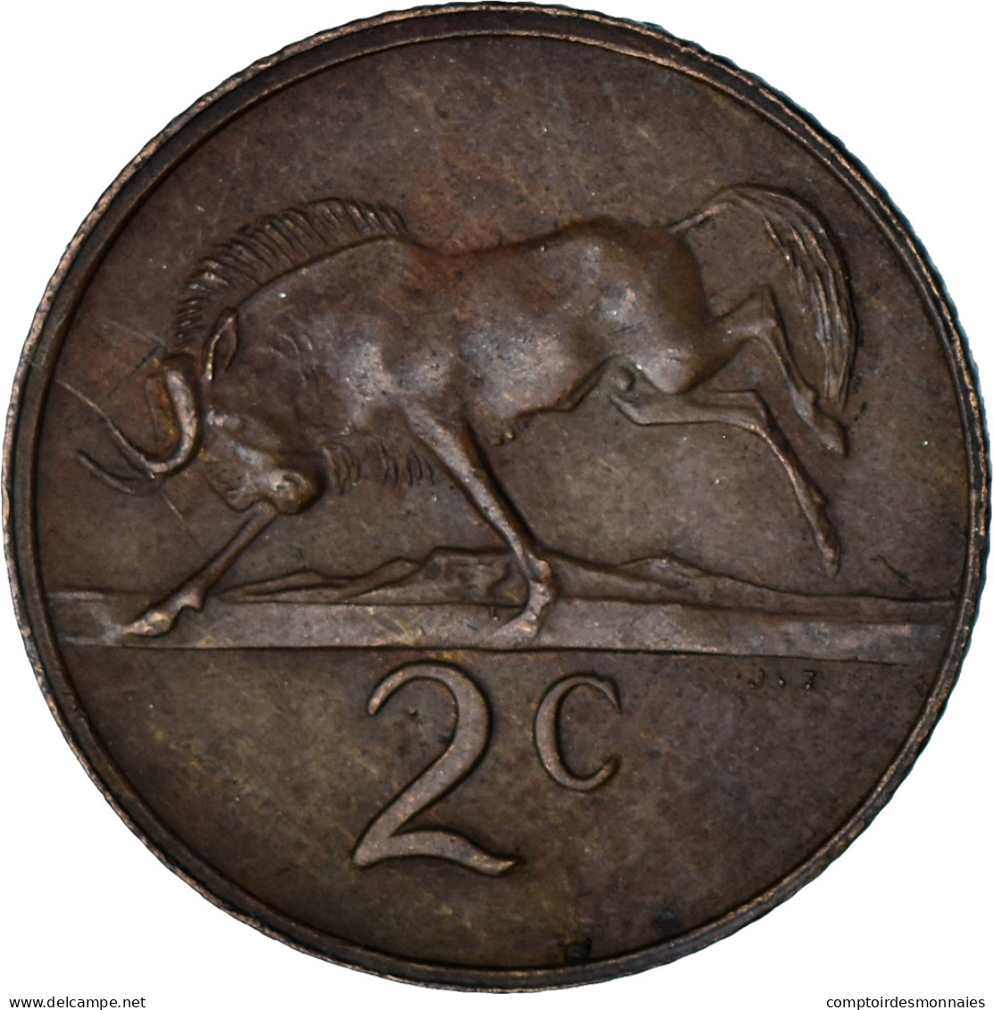 Afrique Du Sud, 2 Cents, 1980 - South Africa