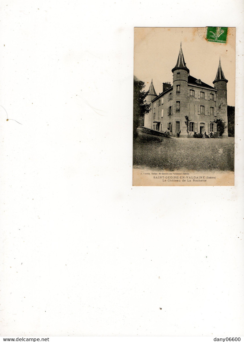 SAINT GEOIRE EN VALDAINE - Le Château De La Rochette  (carte Animée) - Saint-Geoire-en-Valdaine