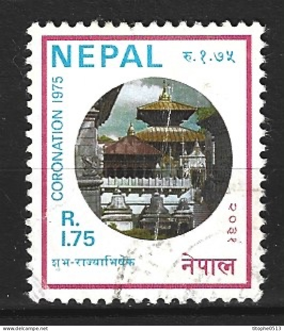 NEPAL. N°288 Oblitéré De 1975. Temple. - Buddismo