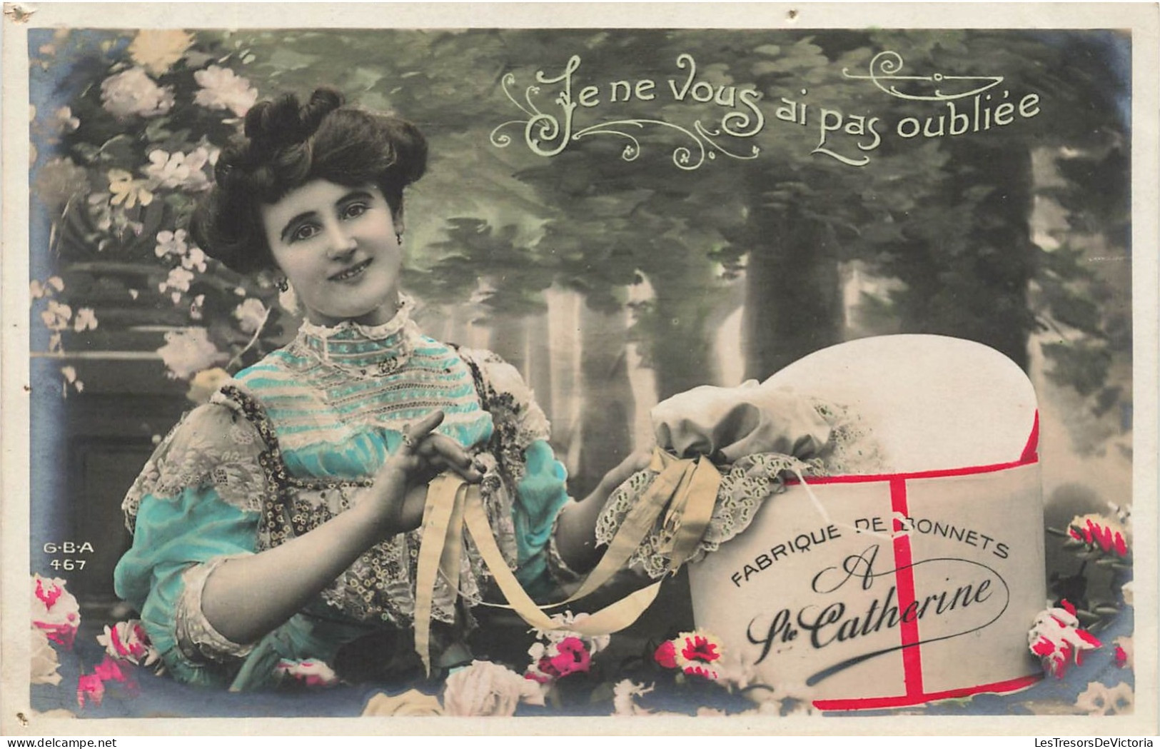 FANTAISIES - Femmes - Une Femme Seule - Je Ne Vous Ai Pas Oubliée - Carte Postale Ancienne - Frauen