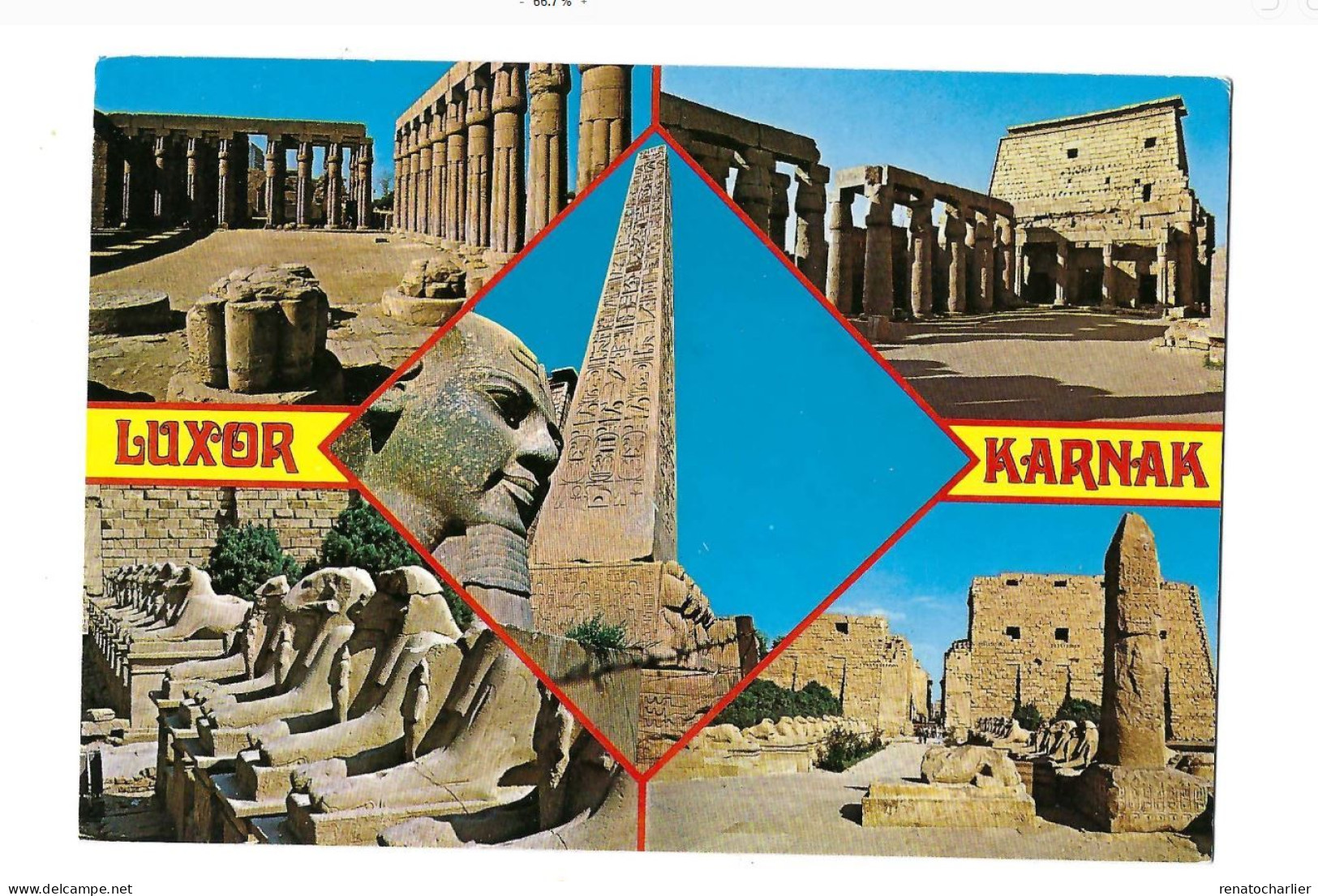 Luxor-Karnak.Multivues. - Luxor