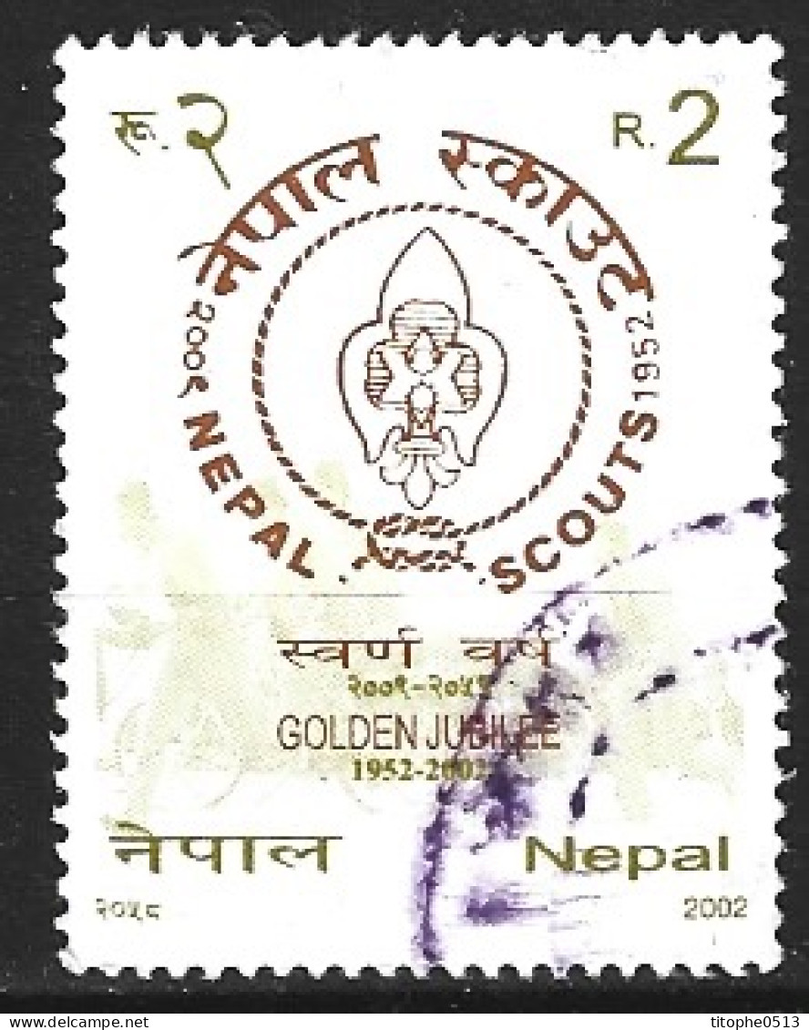 NEPAL. N°712 Oblitéré De 2002. Scoutisme Indien. - Usados