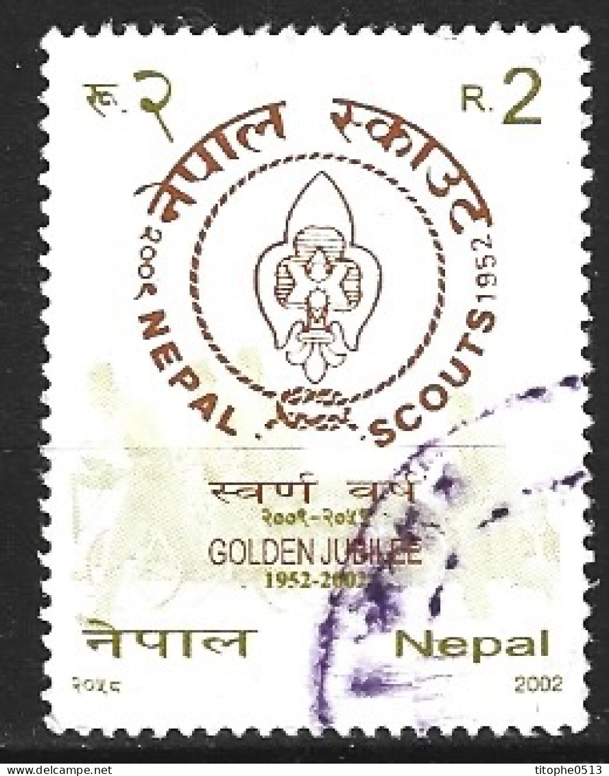 NEPAL. N°712 Oblitéré De 2002. Scoutisme Indien. - Gebraucht
