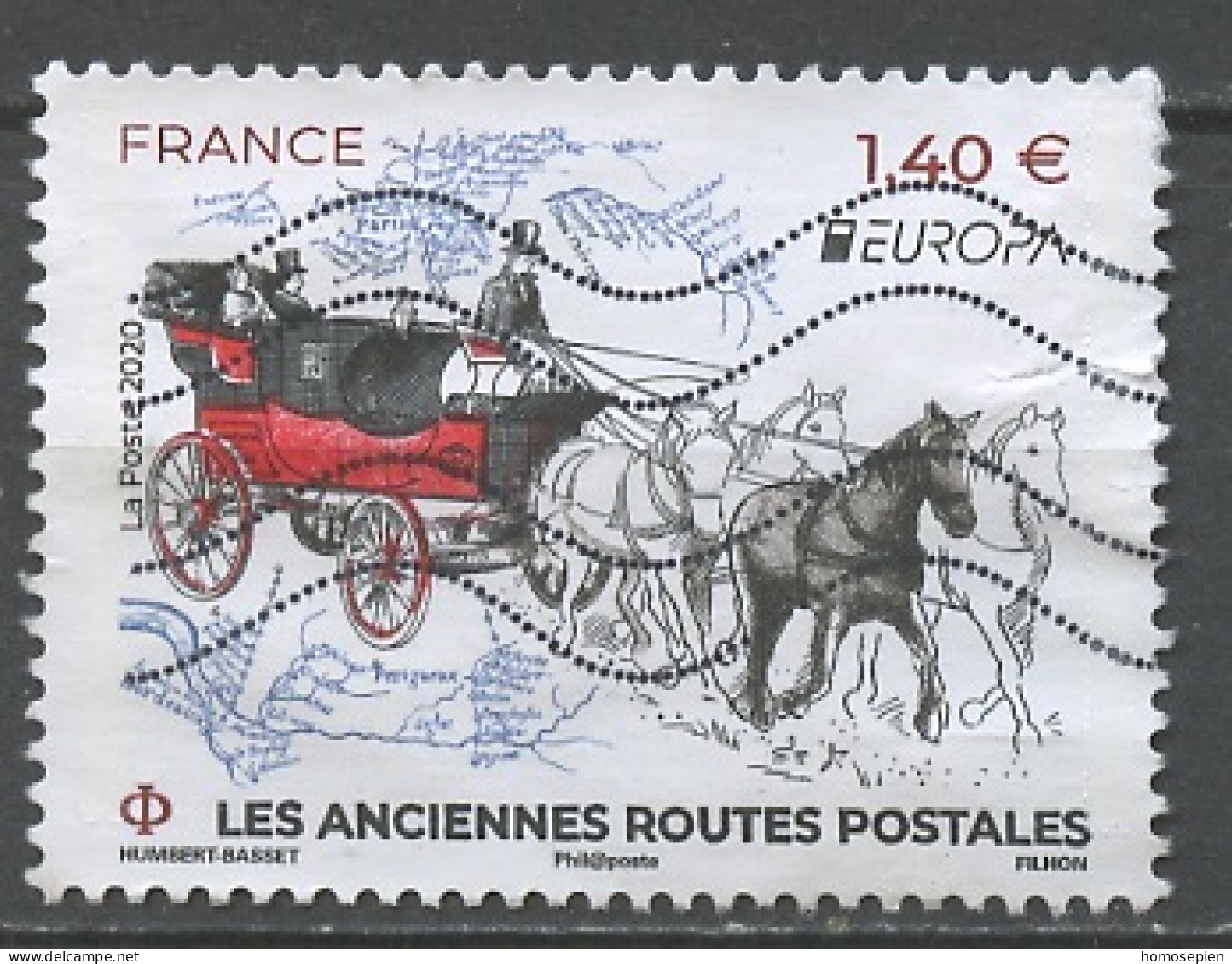 Europa CEPT 2020 France - Frankreich Y&T N°5397 - Michel N°7595 (o) - 1,40€ EUROPA - 2020