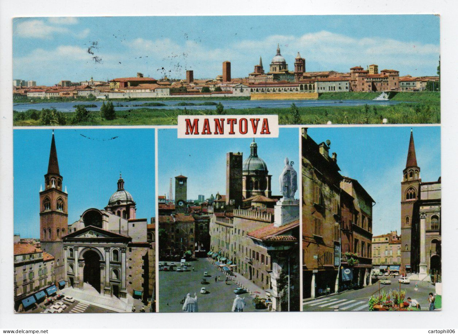 - Carte Postale MANTOVA (Italie) Pour SAINT-VIATRE (France) 19.4.1990 - TAXE A ETUDIER - - Strafport