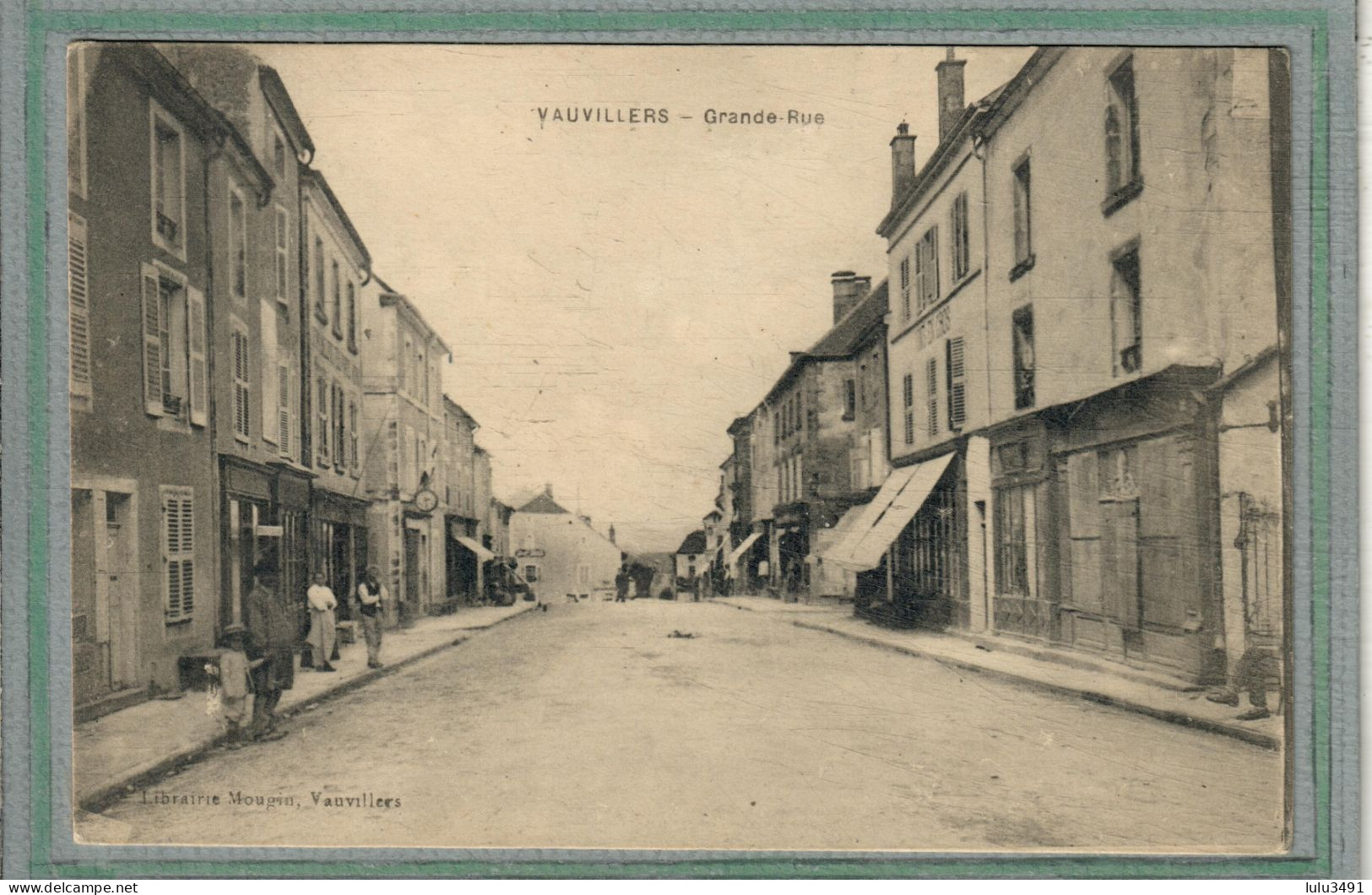 CPA - VAUVILLERS (70) - Aspect De La Grande Rue En 1918 - Vauvillers