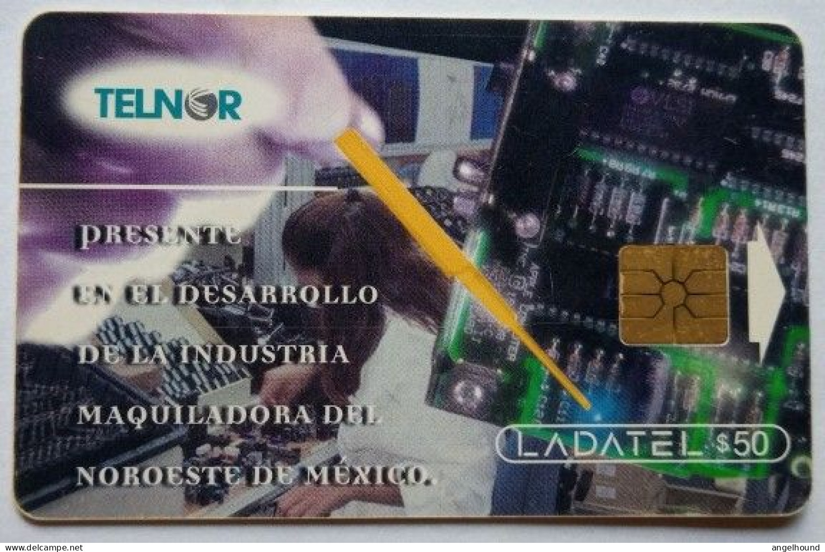 Mexico Ladatel $50 Chip Card - Maquilando Electronica - Mexique