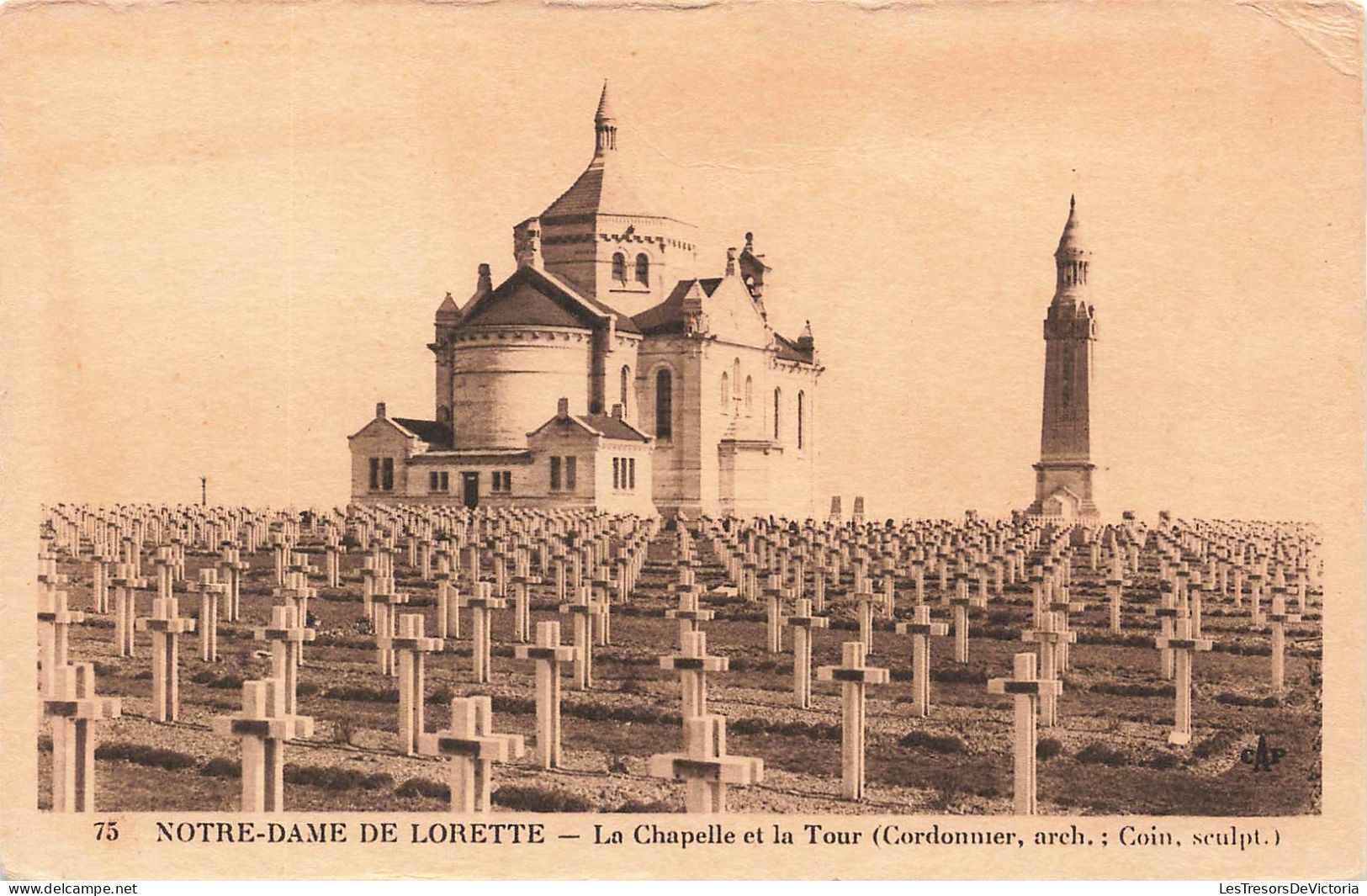 France - Notre Dame De Lorette - Vue Générale De La Chapelle Et La Tour - Carte Postale Ancienne - Andere & Zonder Classificatie