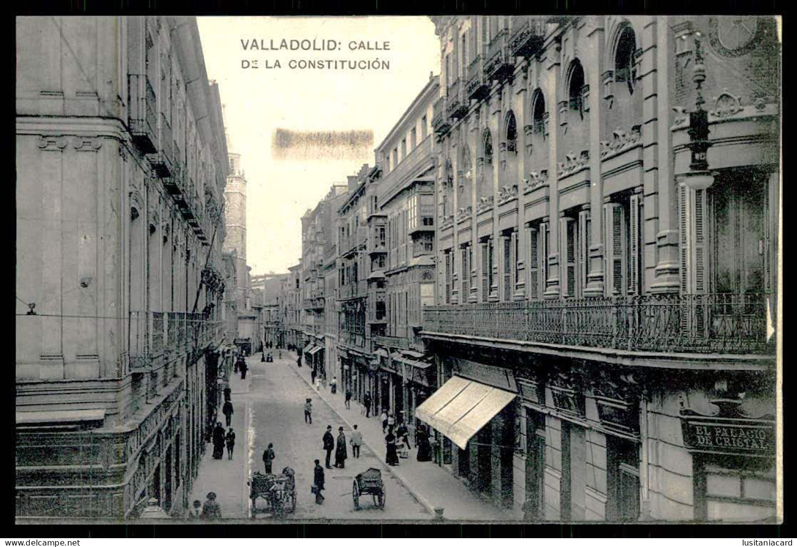 VALLADOLID - Calle De La Constitución. ( Ed.Fototipia De Hauser Y Menet / L. J.)  Carte Postale - Valladolid