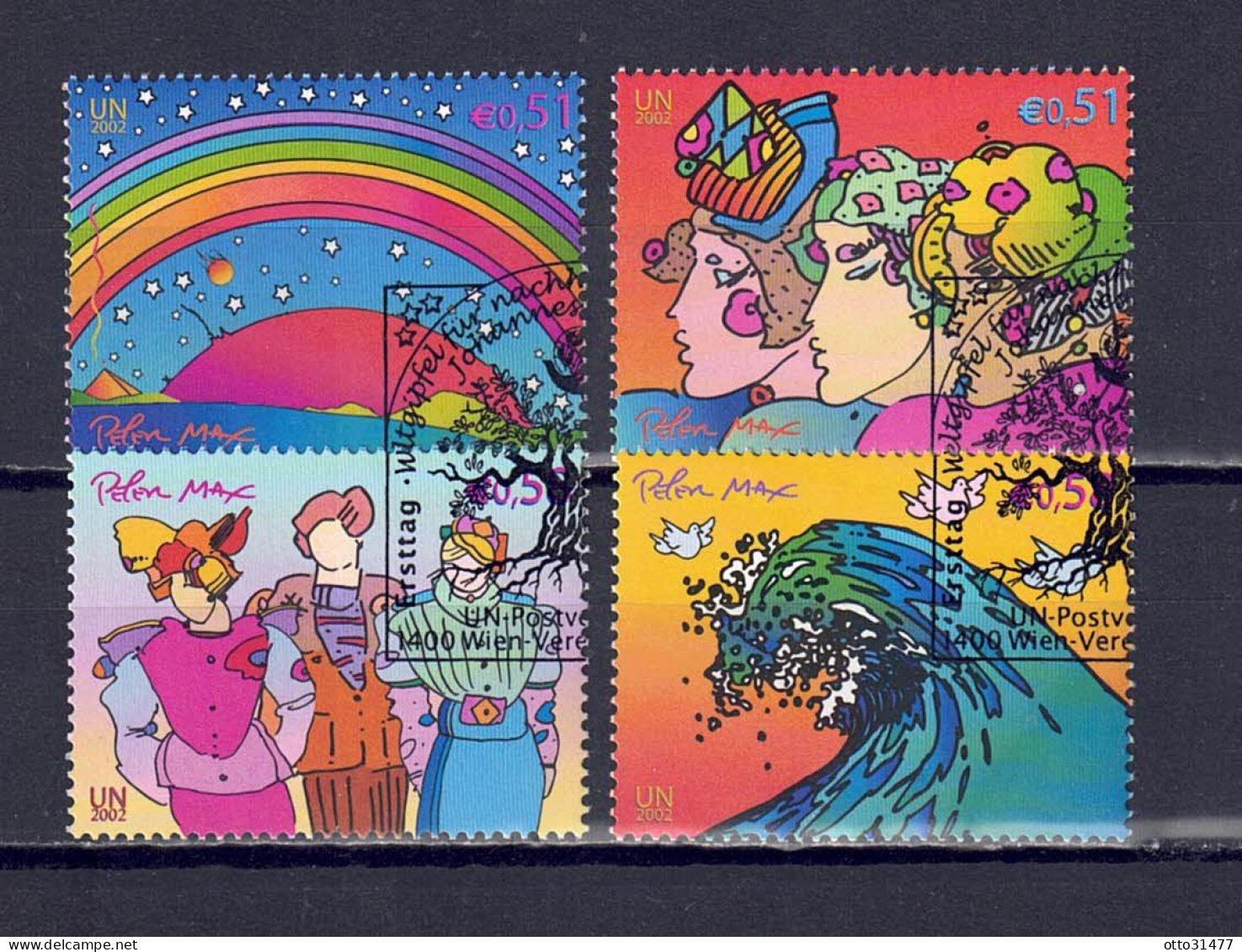 UNO Wien 2002 - Nachhaltige Entwicklung, Nr. 367 - 370, Gestempelt / Used - Used Stamps