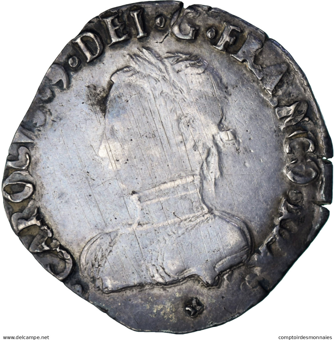 France, Charles IX, Teston Du Dauphiné, 1563, Grenoble, Argent, TB+ - 1560-1574 Carlo IX