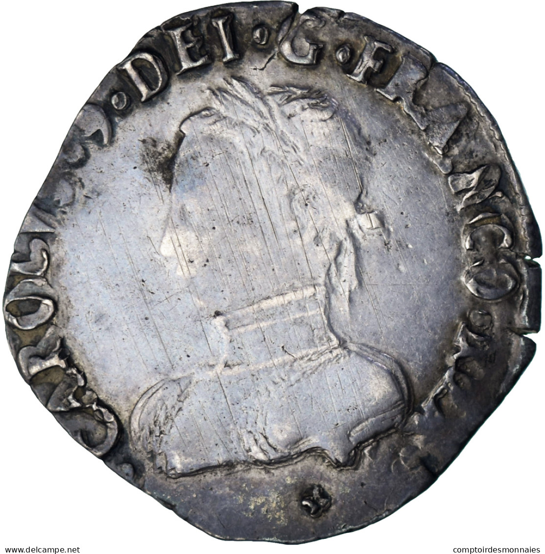 France, Charles IX, Teston Du Dauphiné, 1563, Grenoble, Argent, TB+ - 1560-1574 Carlos IX