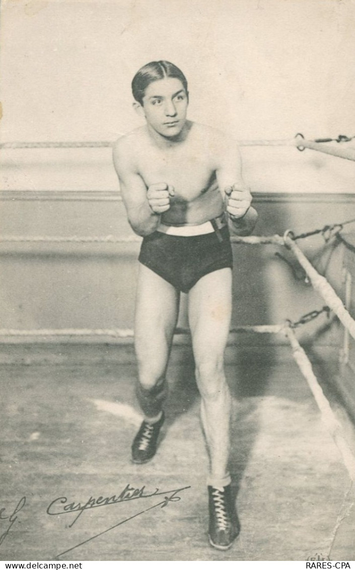 BOXE - Georges Carpentier - état - Boxe