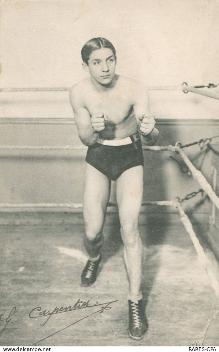 BOXE - Georges Carpentier - état - Boxing