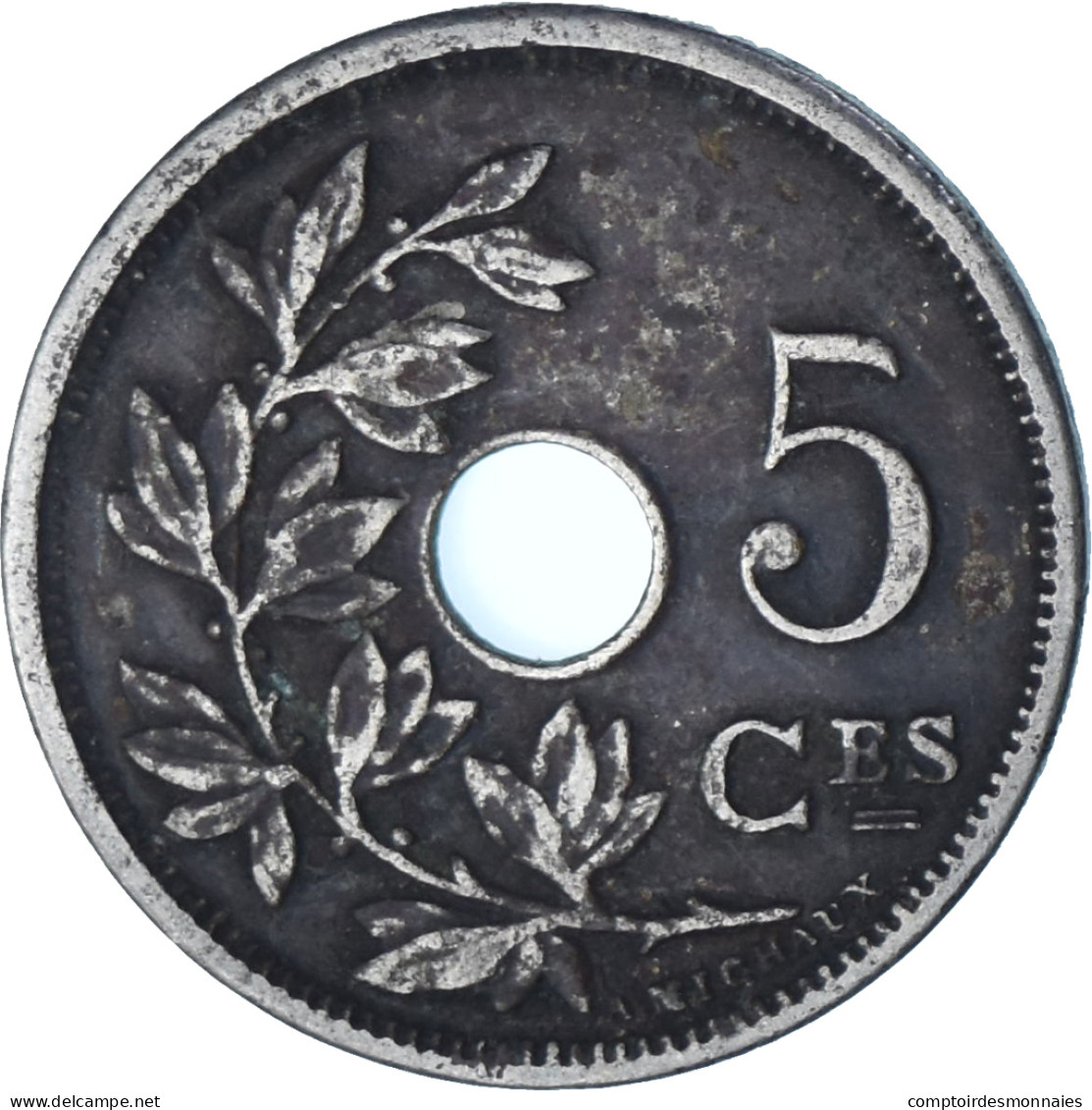 Belgique, 5 Centimes, 1913 - 5 Cent