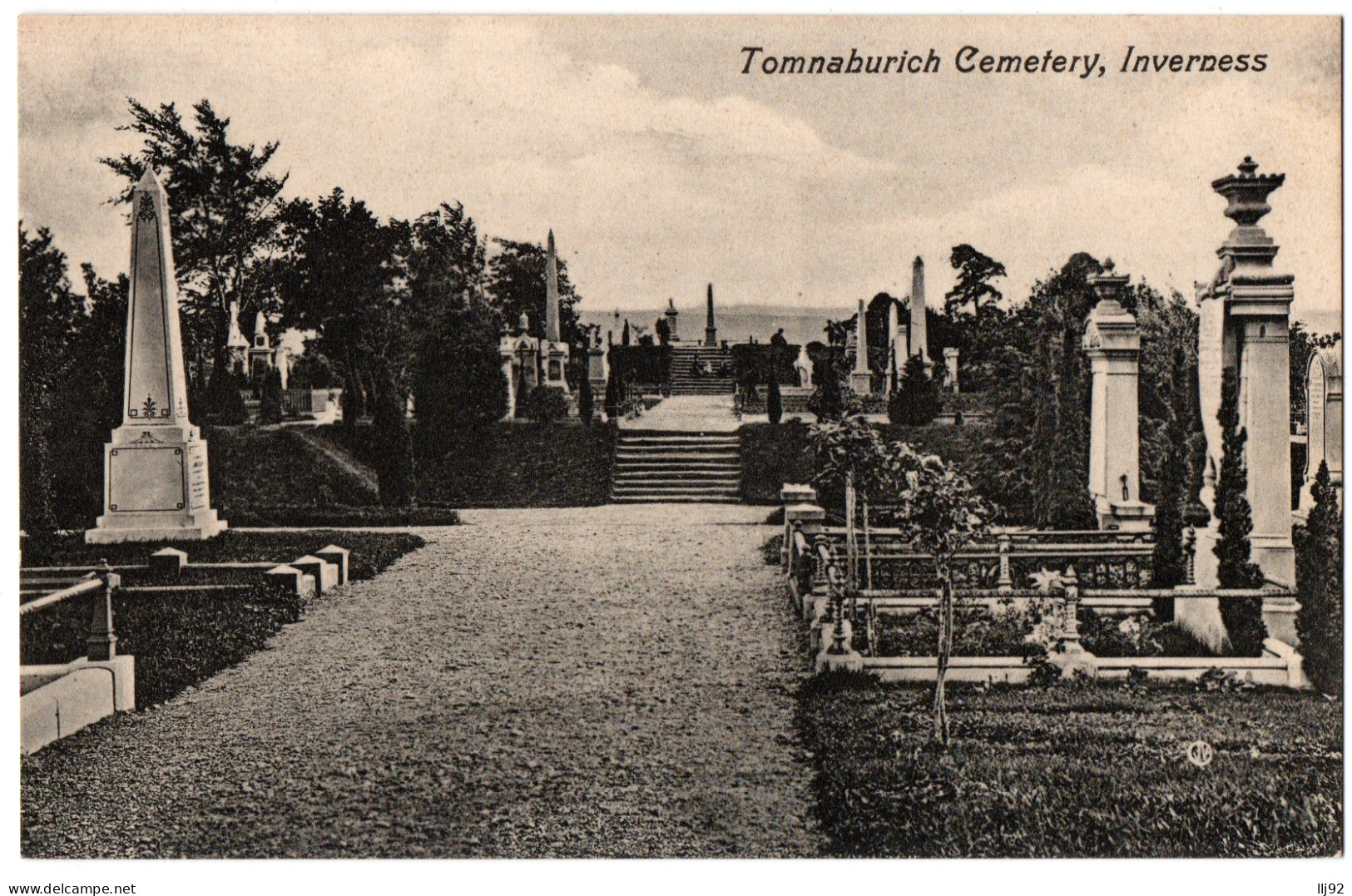 CPA ROYAUME UNI - Tomnahurich Cemetery, Inverness - UK Old Postcard - Inverness-shire