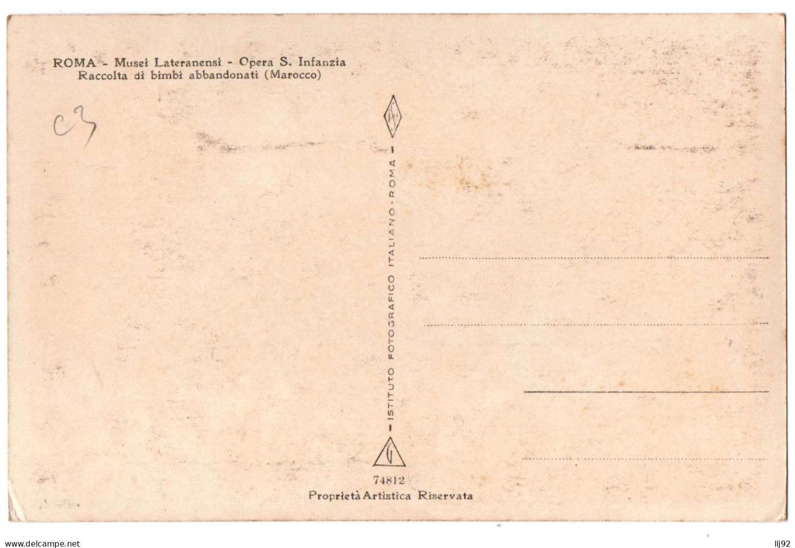 CPA Peinture - ROMA, Musei Lateranensi. Raccolta Di Bimbi Abbandonati - Musei