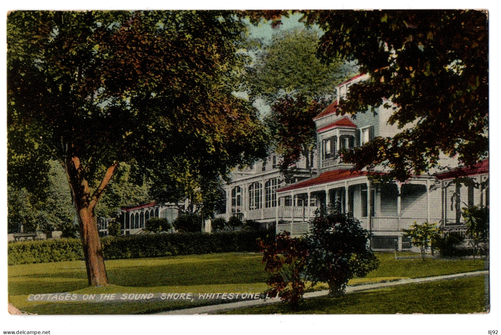 CPA - USA - Cottages On The Sound Shore, WHITESTONE, L. I. - Queens