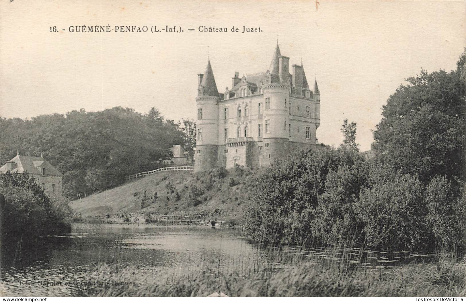 FRANCE - Guéméné Penfao - Vue Sur Le Château De Juzet - Carte Postale Ancienne - Guémené-Penfao