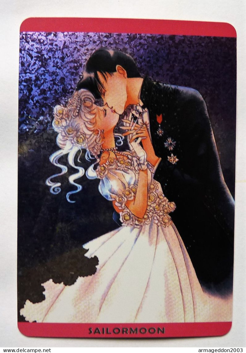 CARTE 2022 GIRL MANGA HOLO PRISM Waifu SAILOR MOON Et Mamoru Chiba Le Mariage - Other & Unclassified