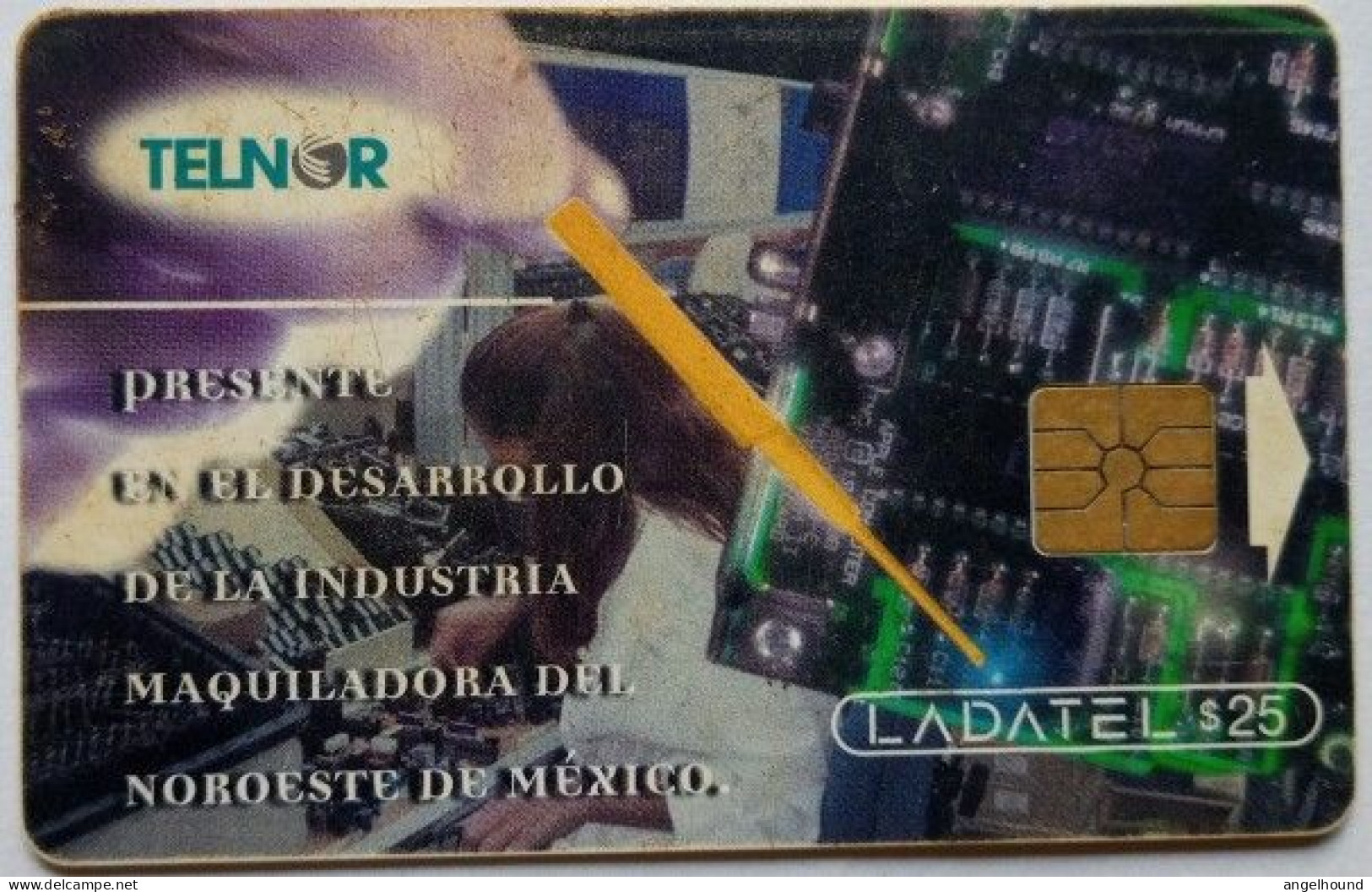 Mexico Telnor  $25 Chip Card - Maquilando Electronica - Messico