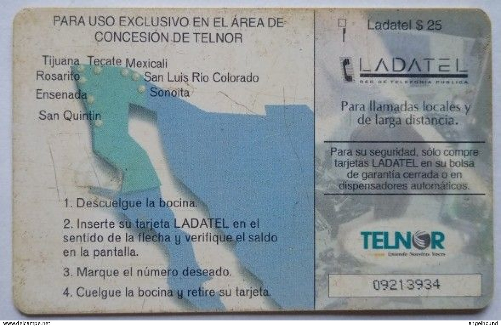 Mexico Telnor  $25 Chip Card - Maquilando Electronica - Messico