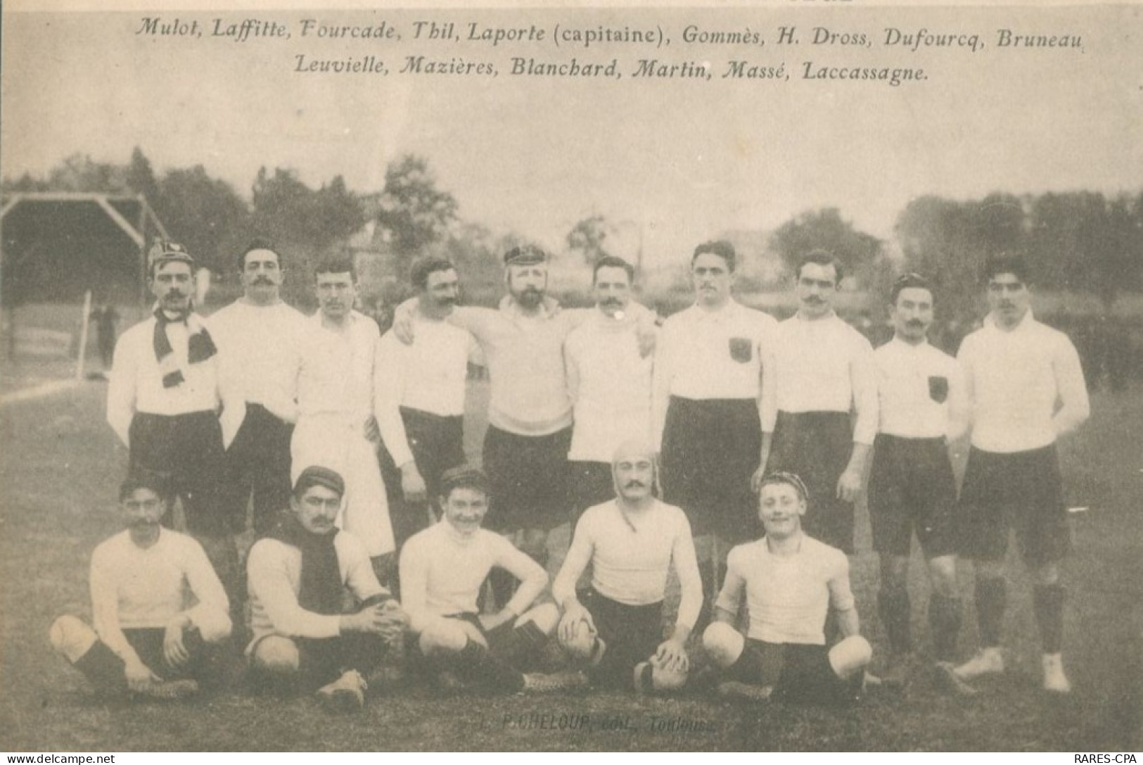 RUGBY - STAD BORDELAIS UNIVERSITE CLUB - L'équipe Au Complet Et Joueurs IdentifIés - TB / RARE - Rugby