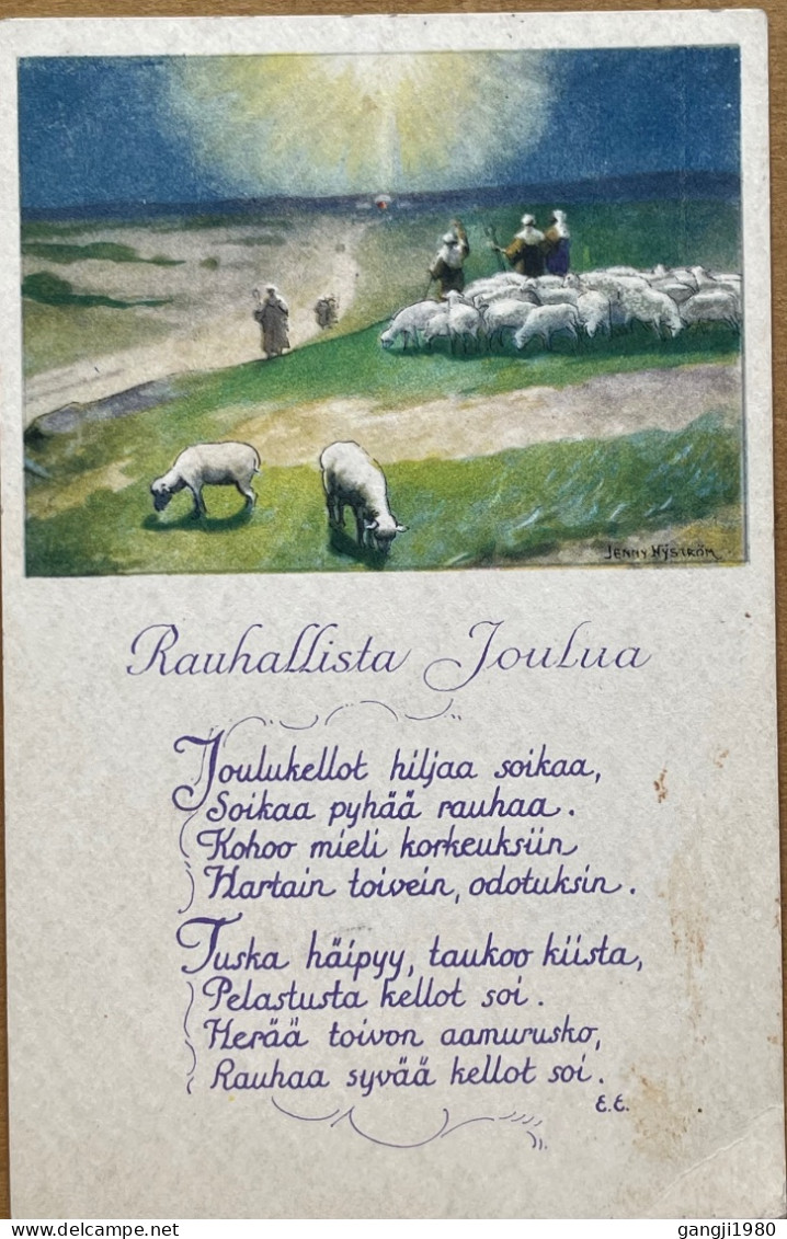 FINLAND POSTCARD 1939, WORLD WAR 2, KENTTAPOSTIA,  FIELD POST, KENTTAPOSTÍKONTORI NO 20, CANCEL,  SAMERO CITY. - Covers & Documents