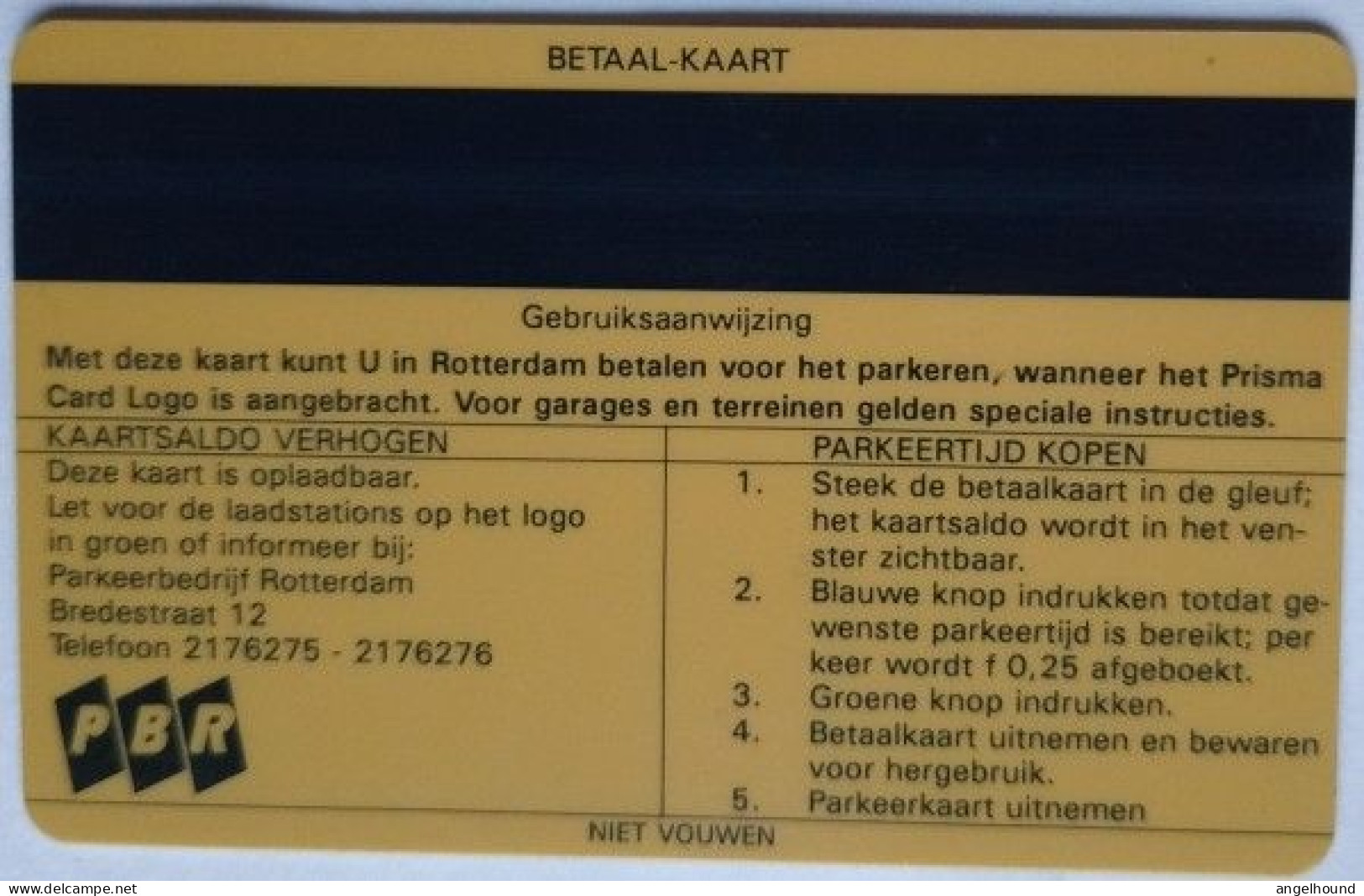 Netherlands Parking F 50 Prisma Card - Andere & Zonder Classificatie