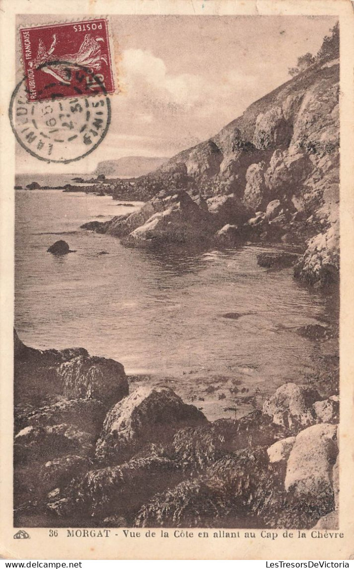 FRANCE - Morgat - Vue De La Côte En Allant Au Cap De La Chèvre -  Carte Postale Ancienne - Morgat