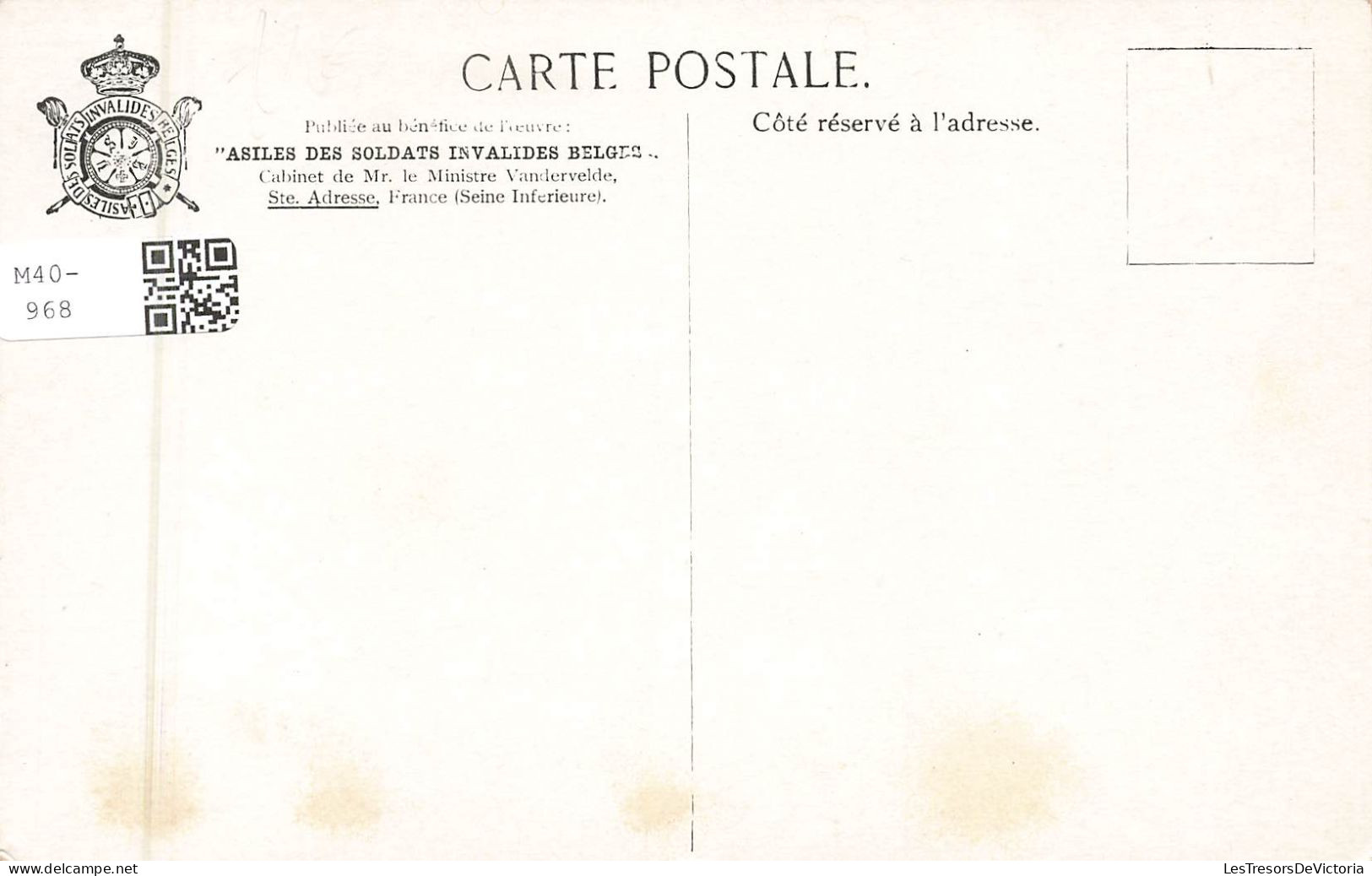 FANTAISIES - Brancardiers Belges - Sous Les Obus - Par Pierre Paulus  - Carte Postale Ancienne - Autres & Non Classés