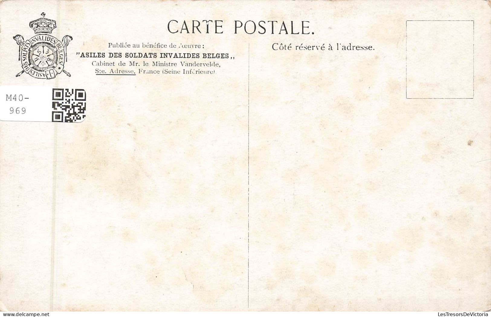 FANTAISIES - Brancardiers Belges - Inhumations - Par Pierre Paulus  - Carte Postale Ancienne - Autres & Non Classés