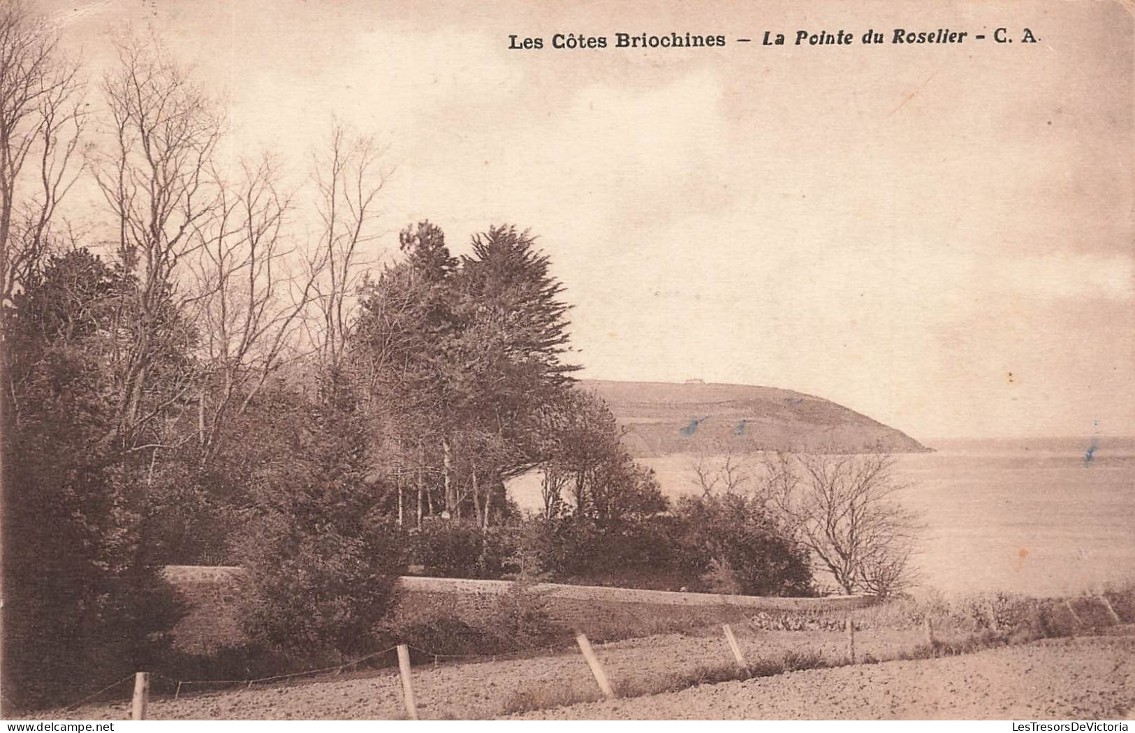 FRANCE - Les Côtes Briochines - La Pointe Du Roselier - C.A -  Carte Postale Ancienne - Andere & Zonder Classificatie