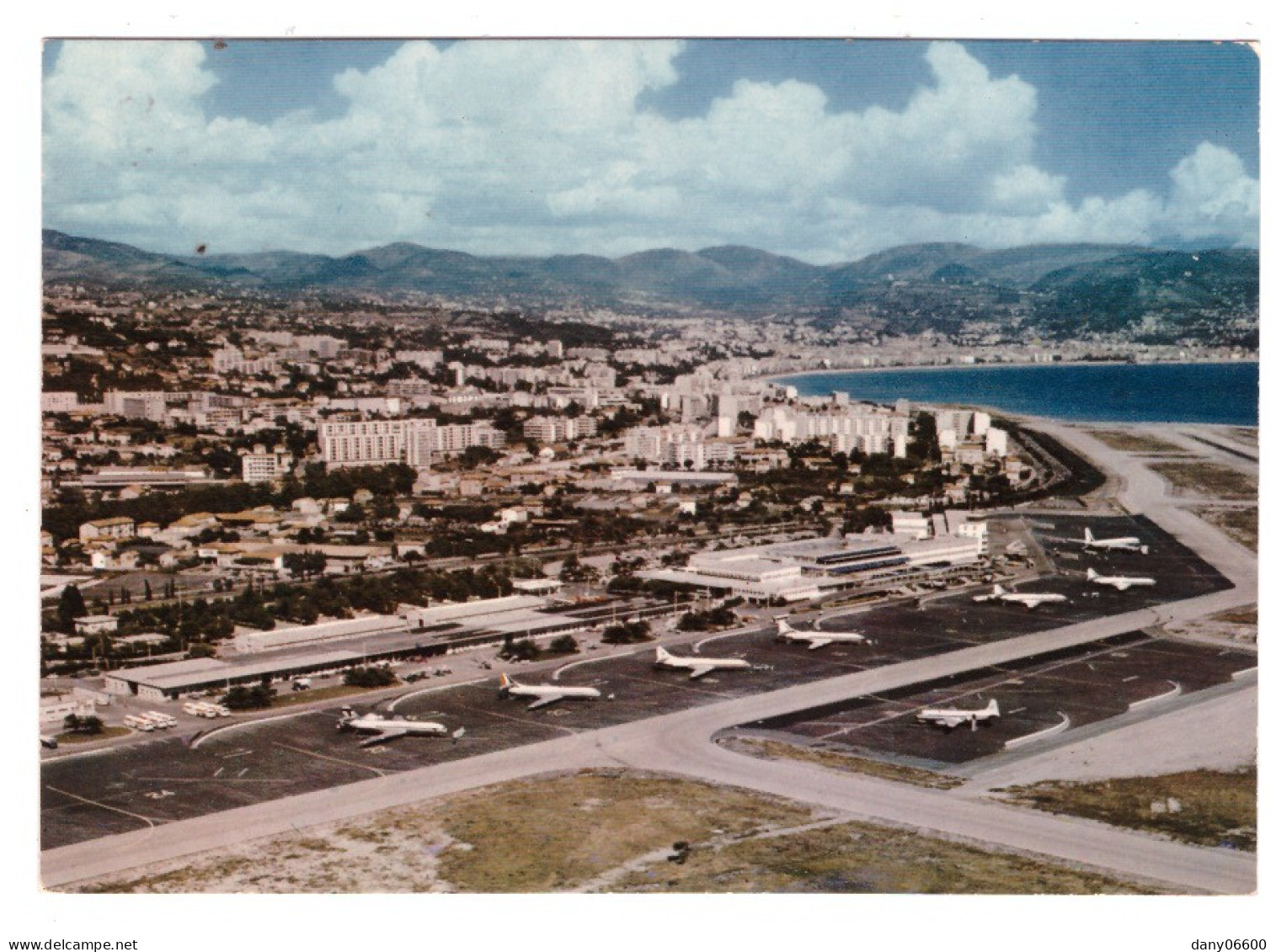 NICE AEROPORT Vue Aérienne (carte Photo) - Luchtvaart - Luchthaven