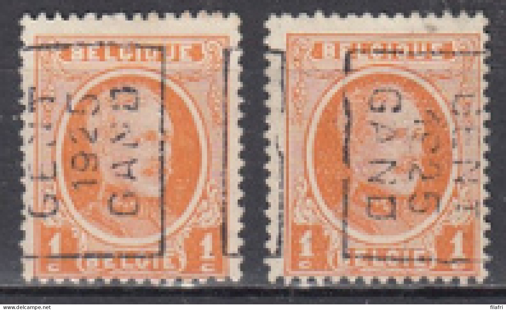 3472 Voorafstempeling Op Nr 190 - GENT 1925 GAND - Positie A & B - Roller Precancels 1920-29
