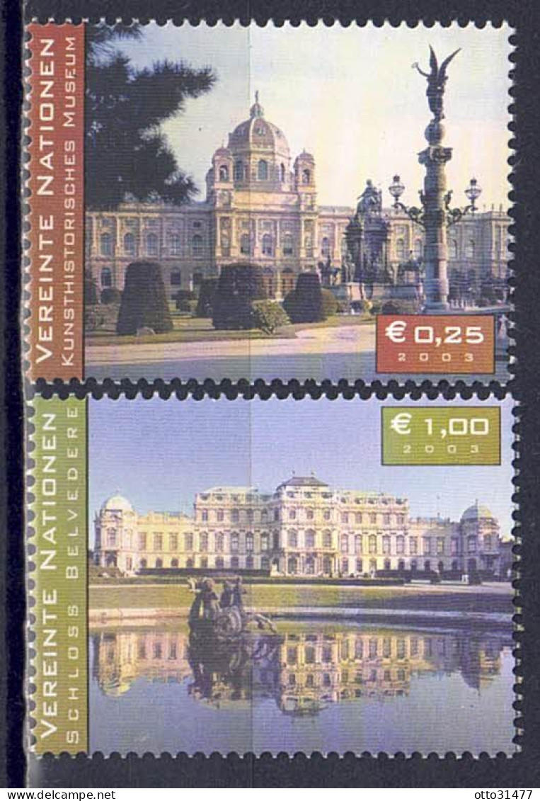 UNO Wien 2003 - UNESCO-Welterbe, Nr. 387 - 388, Postfrisch ** / MNH - Ongebruikt