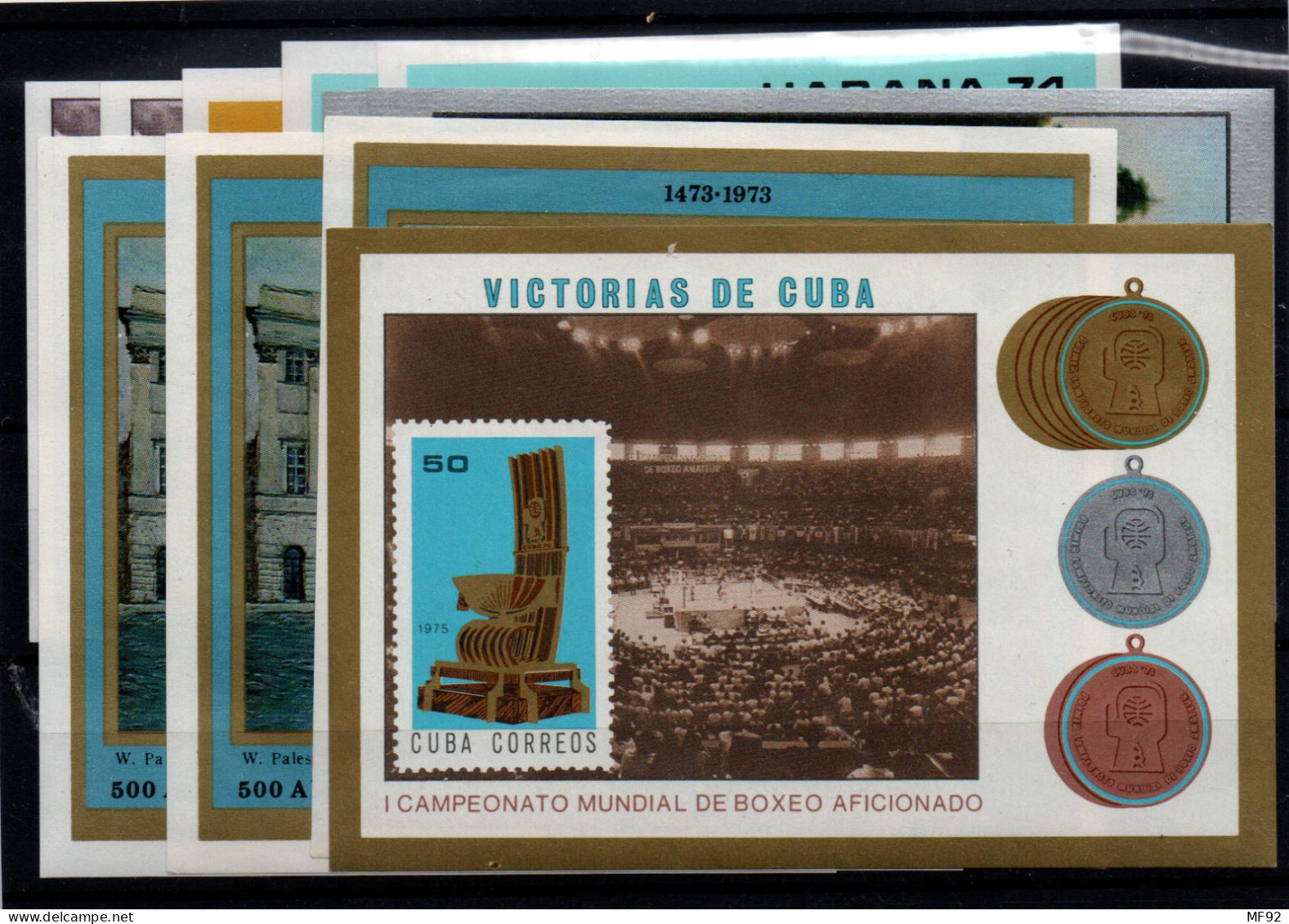 Cuba (Hojas Bloque) Nº 39/44 . Año 1973/75 - Blocchi & Foglietti