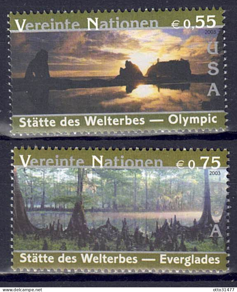 UNO Wien 2003 - UNESCO-Welterbe, Nr. 397 - 398, Postfrisch ** / MNH - Nuevos