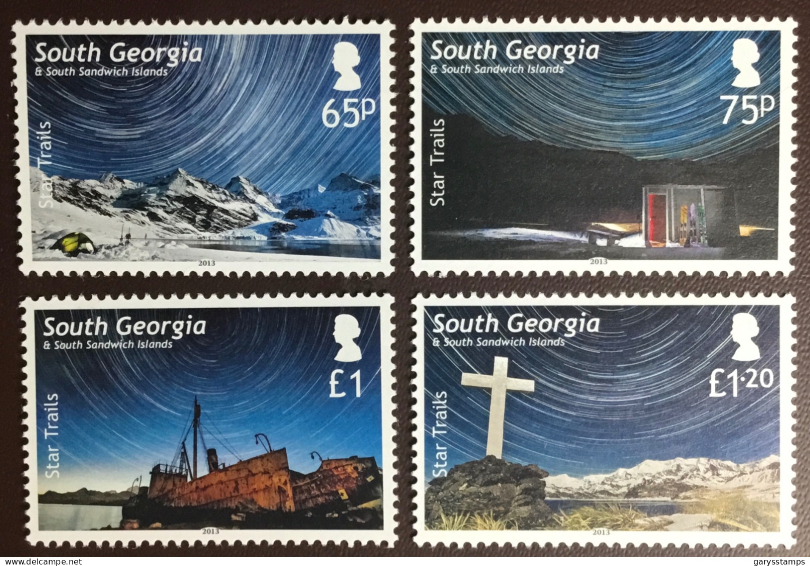 South Georgia 2013 Star Trails MNH - Georgias Del Sur (Islas)