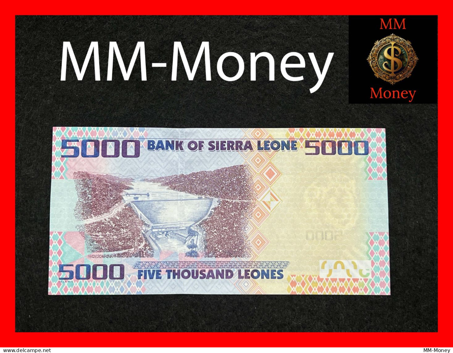 SIERRA LEONE 5.000  5000  Leones  4.8.2015   P. 32   UNC - Sierra Leona