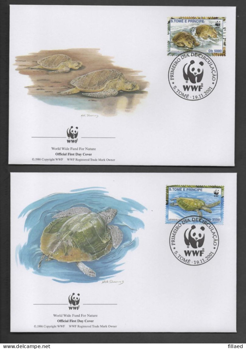 FDC WWF: S. Tomé 19-11-2001 - FDC