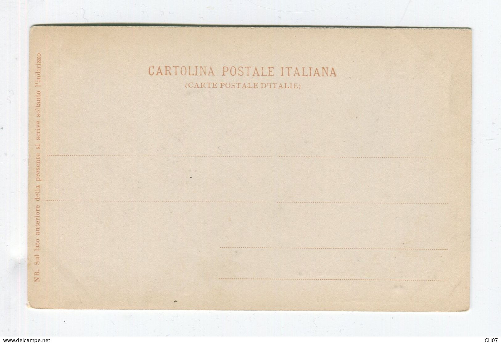 "Lot De 2 Cartes Postales Anciennes Italie Florence, Livreur De Vin, Dos Non-divisé - Verzamelingen & Kavels