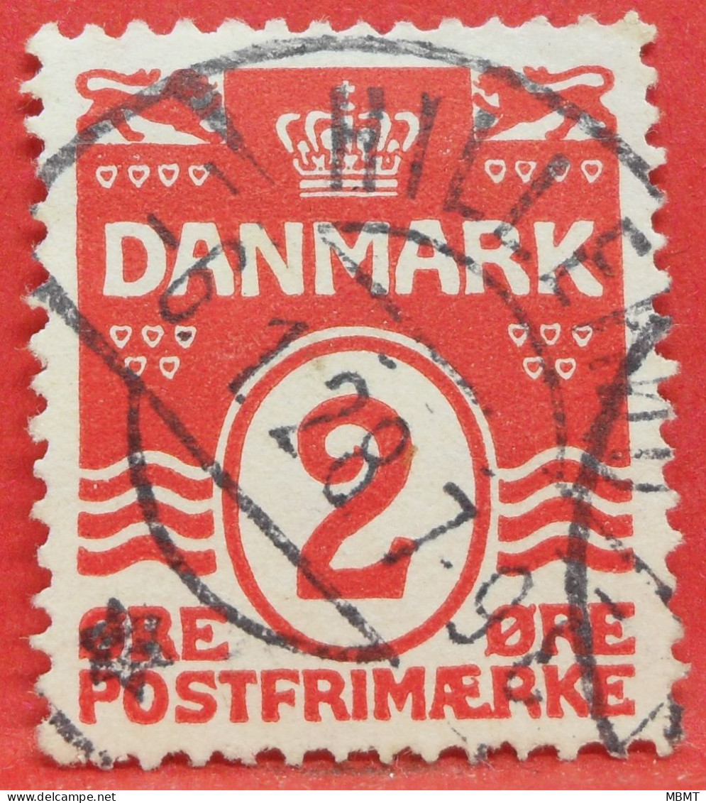 N°50 - 2 Ore - Année 1905 - Timbre Oblitéré Danemark - - Used Stamps